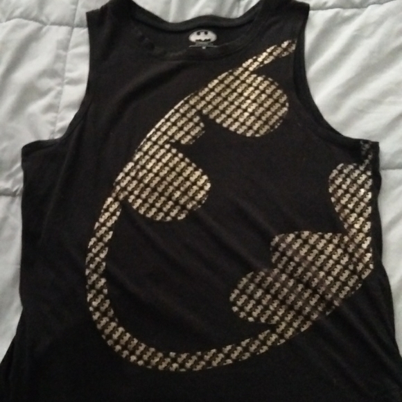 Black and gold batman tank top - Picture 1 of 2